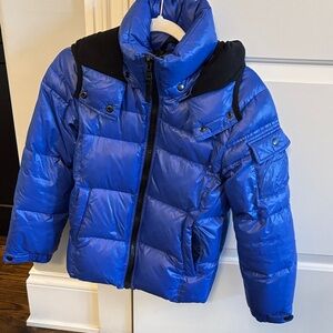 Vibrant Blue S13 Gently Used Girls  Puffer Jacket